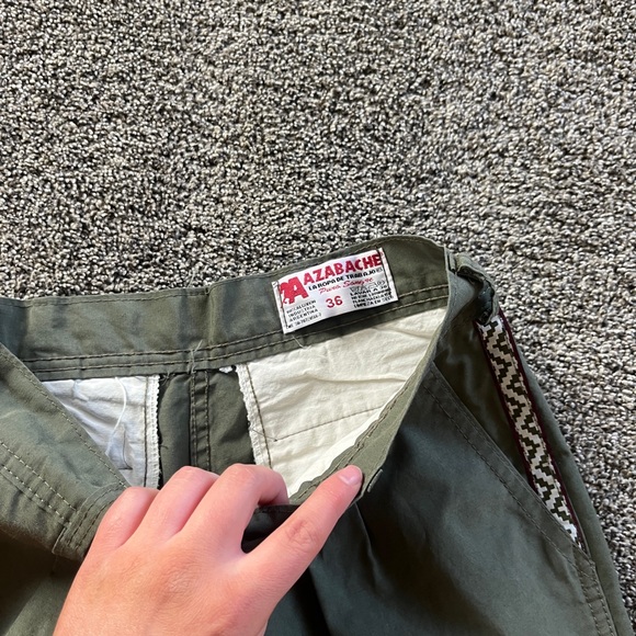 VINTAGE Azabache Green HIgh waisted pants - Picture 3 of 6